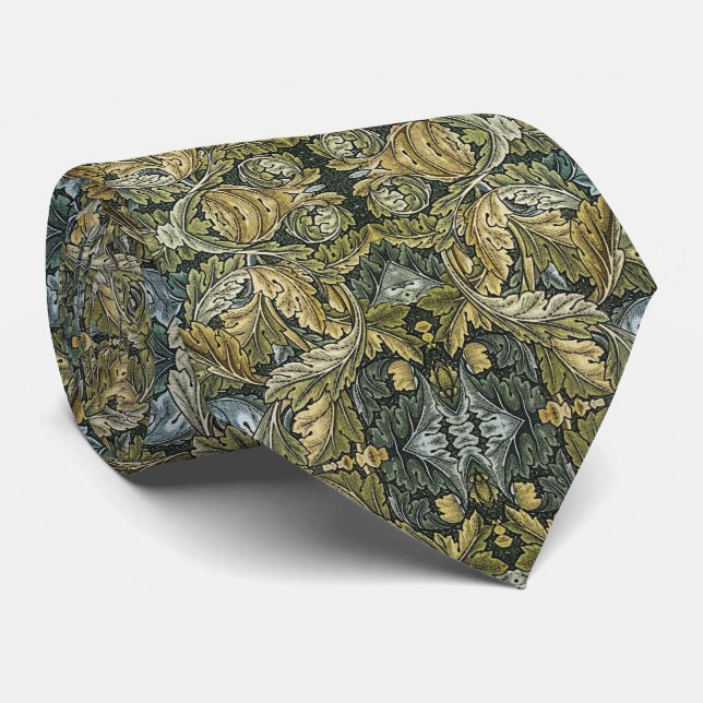 William Morris 1875 Acanthus neck Krawatte (Gerollt)