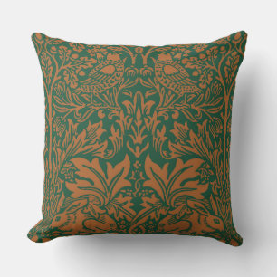 William Morris 1881 Vögel, Kaninchen-Muster Kissen