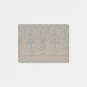 William Morris 1881 Vögel, Kaninchen-Muster Post-it Klebezettel