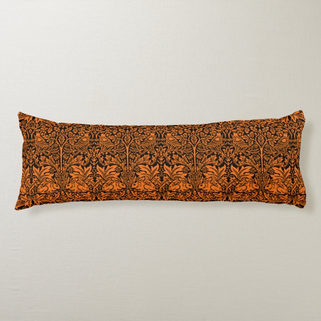 William Morris 1881 Vögel, Kaninchen-Muster Seitenschläferkissen (Vorderseite)