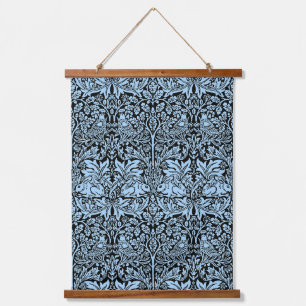 William Morris 1881 Vögel, Kaninchen-Muster Wandteppich Mit Holzrahmen