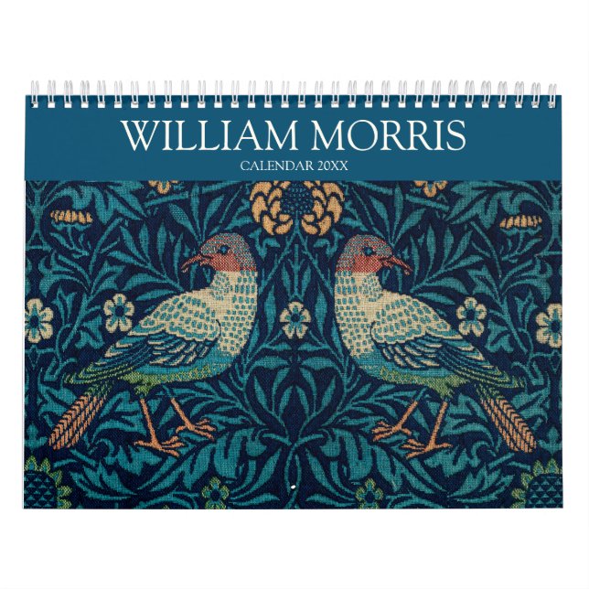 William Morris 2024 Vintages Malmuster Kalender (Titelbild)
