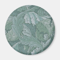 William Morris Acanthus-Blatt Teal Blau Muster