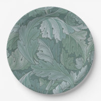 William Morris Acanthus-Blatt Teal Blau Muster