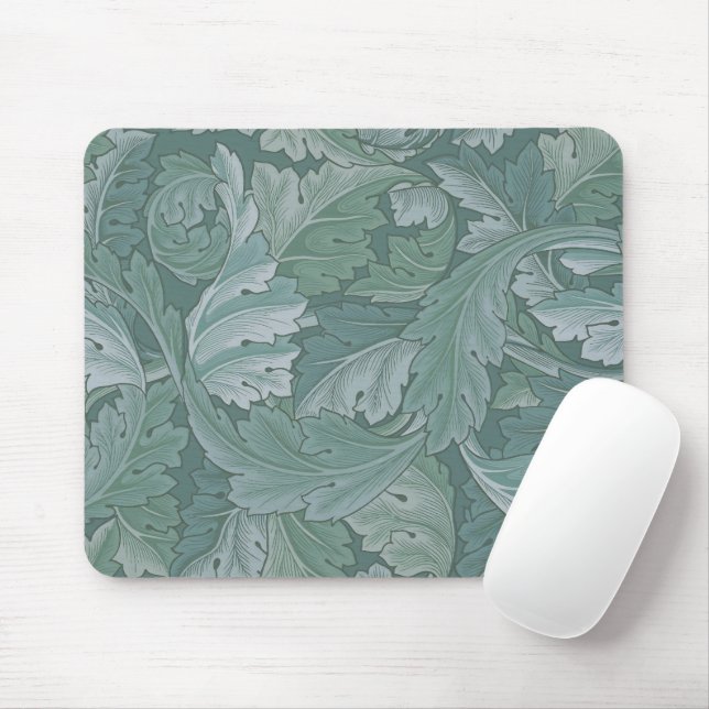 William Morris Acanthus Botanical Harmony Classic Mousepad (Mit Mouse)