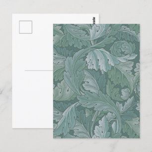William Morris Acanthus Botanical Harmony Classic Postkarte