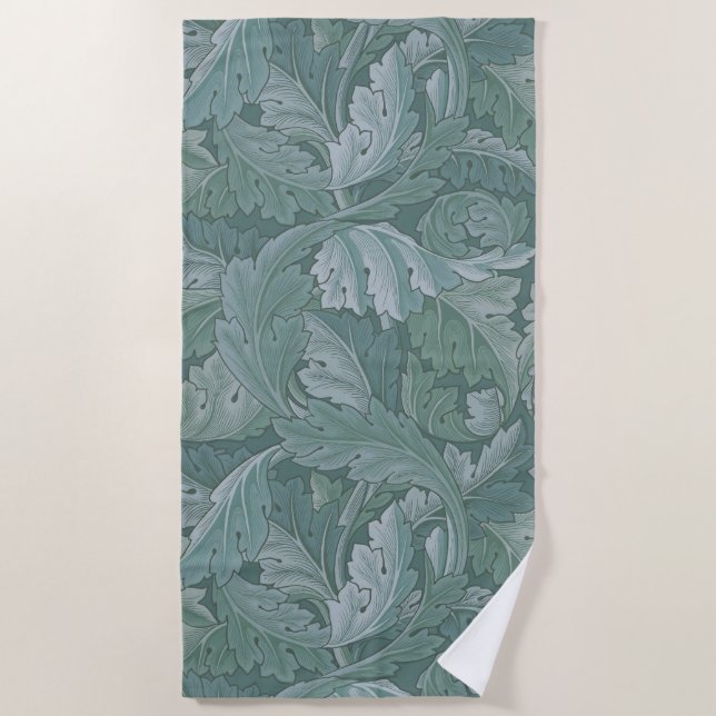 William Morris Acanthus Botanical Harmony Classic Strandtuch (Vorderseite)