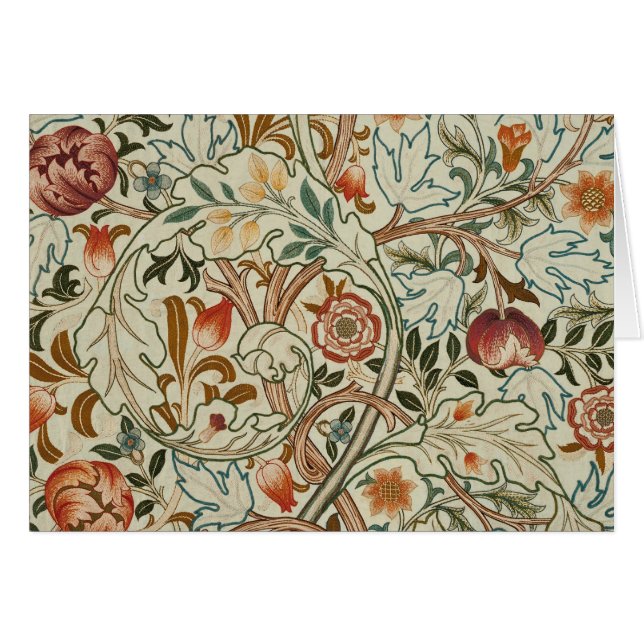 William Morris Acanthus Broderie Motif Floral (Devant horizontal)