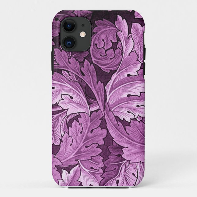 William Morris Acanthus Coque iphone Motif (Dos)