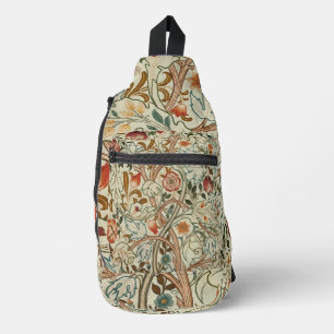William Morris Acanthus Embroidery Muster Crossbody Bag