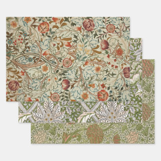 William Morris Acanthus Embroidery Muster Geschenkpapier Set