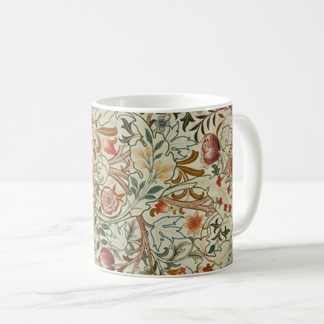 William Morris Acanthus Embroidery Muster Kaffeetasse (VorderseiteRechts)