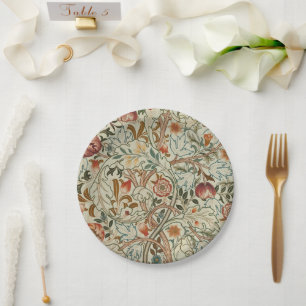 William Morris Acanthus Embroidery Muster Pappteller