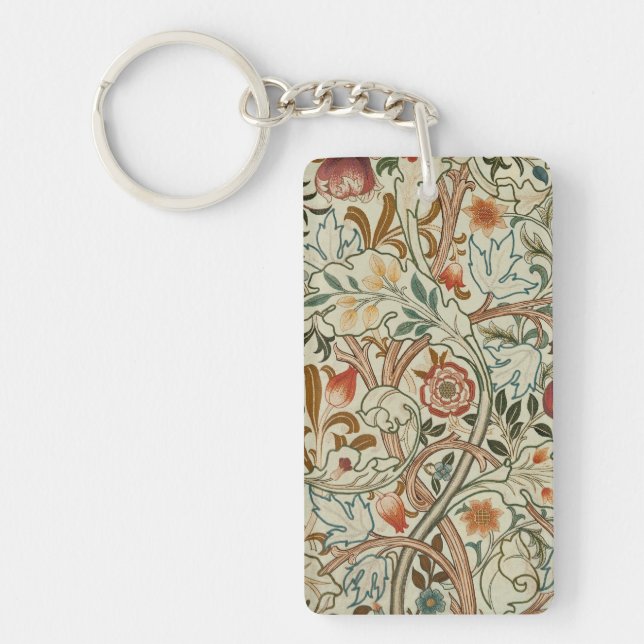 William Morris Acanthus Embroidery Muster Schlüsselanhänger (Vorderseite)