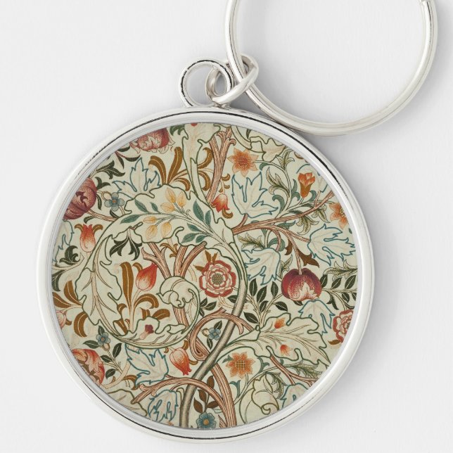 William Morris Acanthus Embroidery Muster Schlüsselanhänger (Vorne)