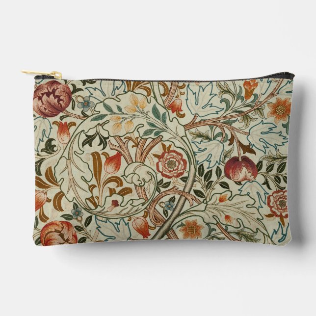 William Morris Acanthus Embroidery Muster Zubehörtasche (Vorderseite)