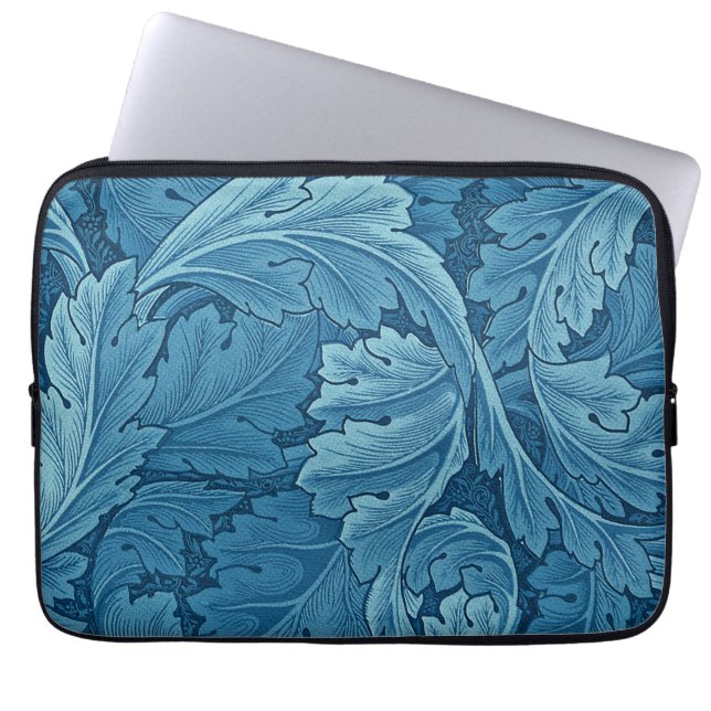 William Morris Acanthus in Blue Laptopschutzhülle (Vorderseite)