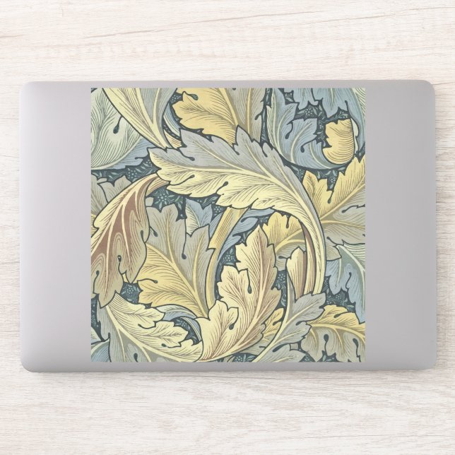 William Morris Acanthus Leaves Floral Art Nouvelle Aufkleber (Computer)