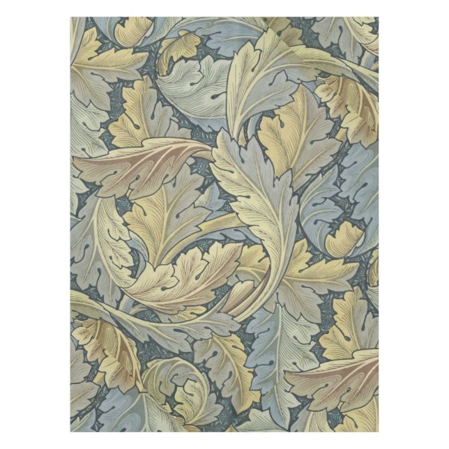 William Morris Acanthus Leaves Floral Art Nouvelle Tischdecke (Vorderseite)