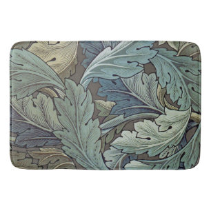 William Morris Acanthus Sage Blume Floral Botanic Badematte