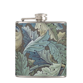 William Morris Acanthus Sage Blume Floral Botanic Flachmann