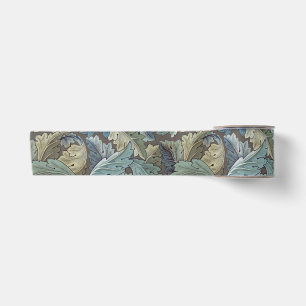 William Morris Acanthus Sage Blume Floral Botanic Satinband