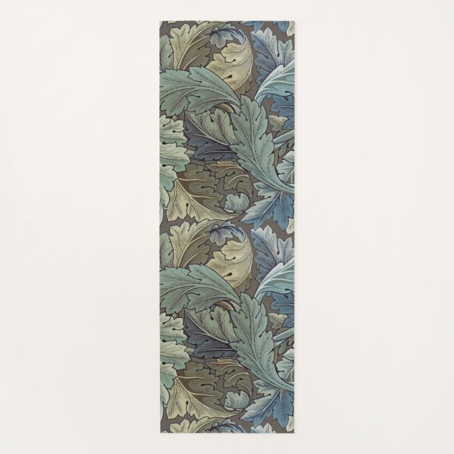 William Morris Acanthus Sage Blume Floral Botanic Yogamatte (Vorderseite)