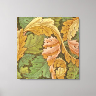 William Morris Acanthus Vintage Blumenmuster Leinwanddruck
