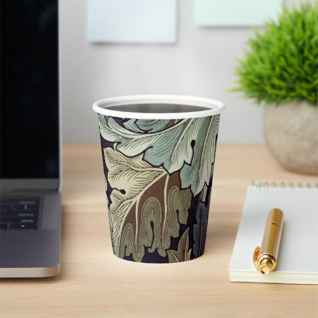 William Morris Acanthus Wallpaper Blätter Pappbecher (InSitu)