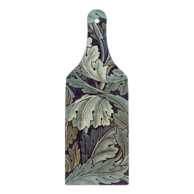 William Morris Acanthus Wallpaper Blätter Schneidebrett (Vorderseite)