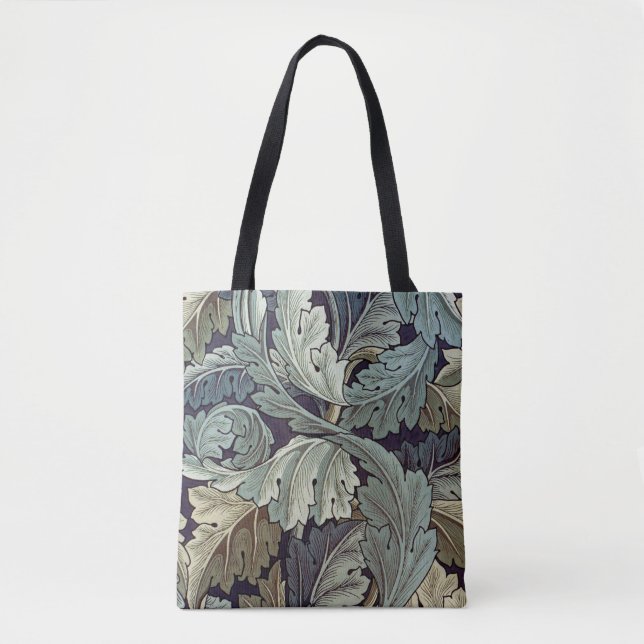 William Morris Acanthus Wallpaper Blätter Tasche (Vorderseite)