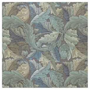 William Morris Akanthus Salbei-Blumen-Blumen- Bota Stoff