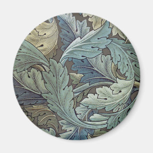 William Morris Akanthus Salbei Blumen Blumen Botan Magnet