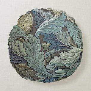 William Morris Akanthus Salbei Blumen Blumen Botan Rundes Kissen