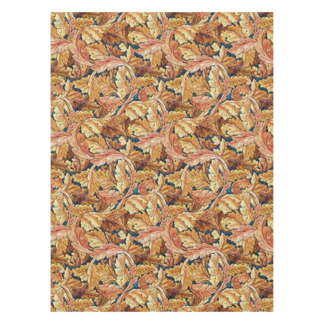 William Morris Akanthusblatt Herbstmuster Tischdecke (Vorderseite)