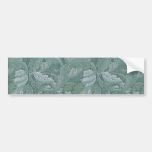 William Morris Akanthusblatt Teal Blau Muster Autoaufkleber