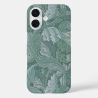 William Morris Akanthusblatt Teal Blau Muster