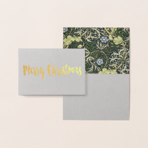 William Morris Algenmuster Florales Vintage-Kunstw Folienkarte