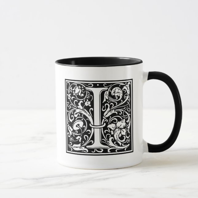 William Morris Alphabet "I" Tasse (Rechts)