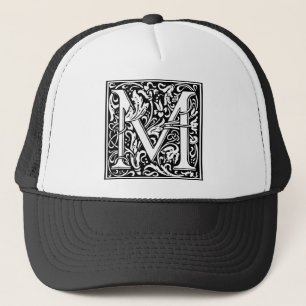 William Morris Alphabet "M" Truckerkappe