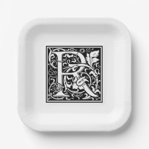 William Morris Alphabet „R“ Pappteller