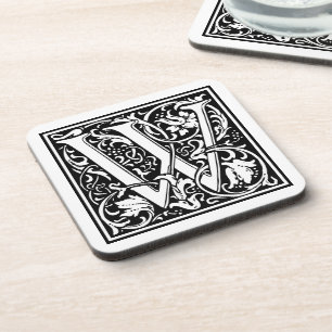 William Morris Alphabet "W" Getränkeuntersetzer