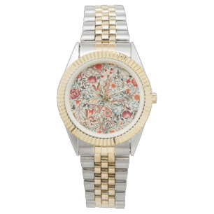 William Morris Ancanthus Portiere Design Armbanduhr