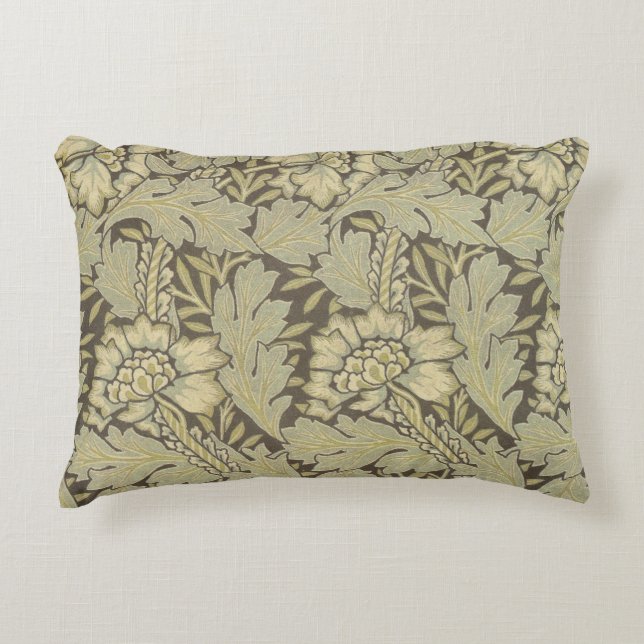 William Morris Anemone-Muster Dekokissen (Vorderseite)