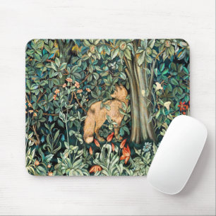William Morris Antik-Fuchs-Wald-Tapeten-Kunst Mousepad