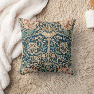 William Morris Antike Geißblatt Blumen Kissen