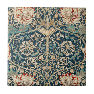 William Morris Antike Geißblatt Blumenmuster Fliese