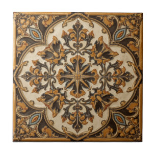 William Morris Antikes Geißblatt-Blumenmuster Fliese