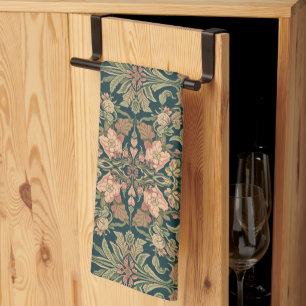 William Morris Antikes Geißblatt-Blumenmuster Geschirrtuch