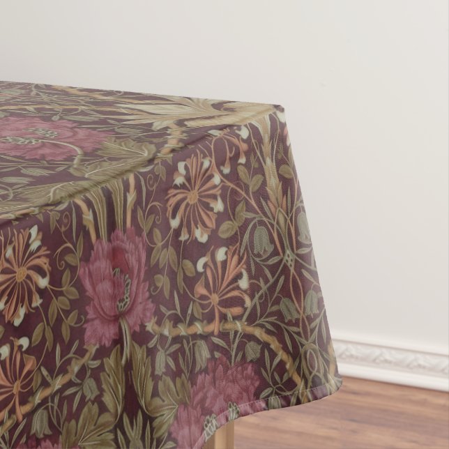 William Morris Antikes Geißblatt-Blumenmuster Tischdecke (Beispiel)